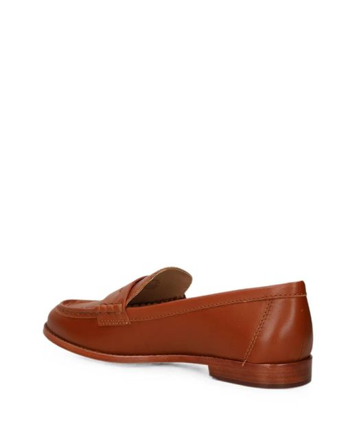 Ralph Lauren Brown Leather Penny Loafers
