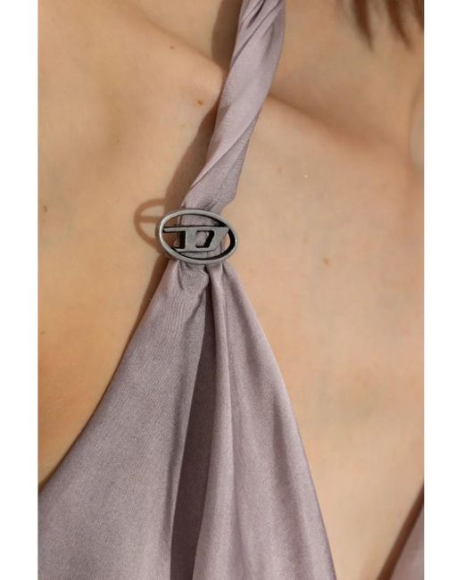 Vestido midi D-Estiny DIESEL de color Purple