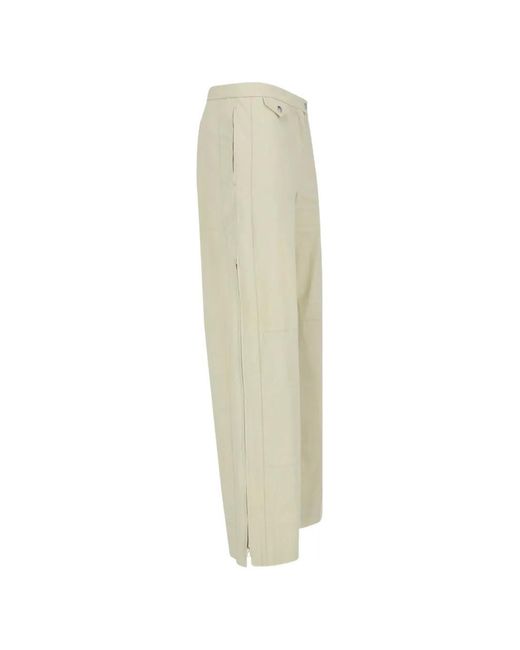 Calvin Klein Natural Flap-Pocket Trousers