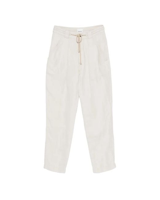 Isabel Marant White Pantalon Sirius for men