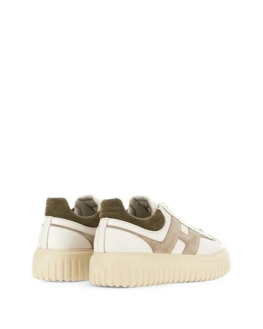 Hogan Natural H-Stripes Sneakers for men