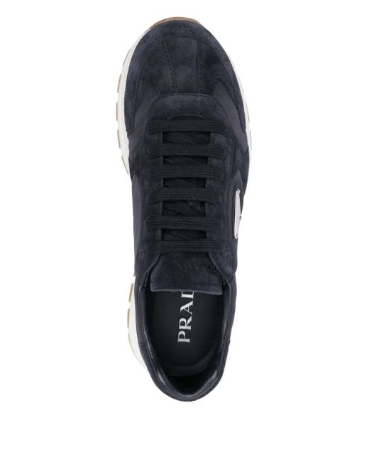 Baskets Prax En Daim Prada pour homme en coloris Blue