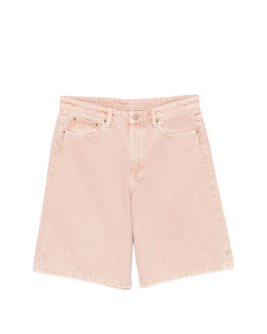 JNBY Pink Straight-Leg Shorts