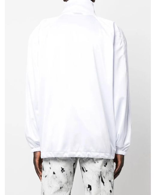 Vetements White Logo-Patch Sport Jacket for men
