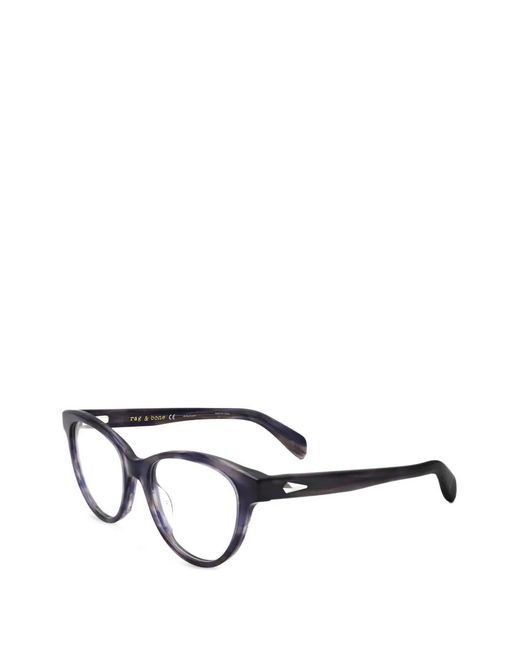 Rag & Bone White Cat-Eye Frame Glasses