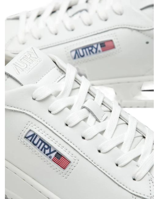 Baskets Dallas À Patch Logo Autry pour homme en coloris White