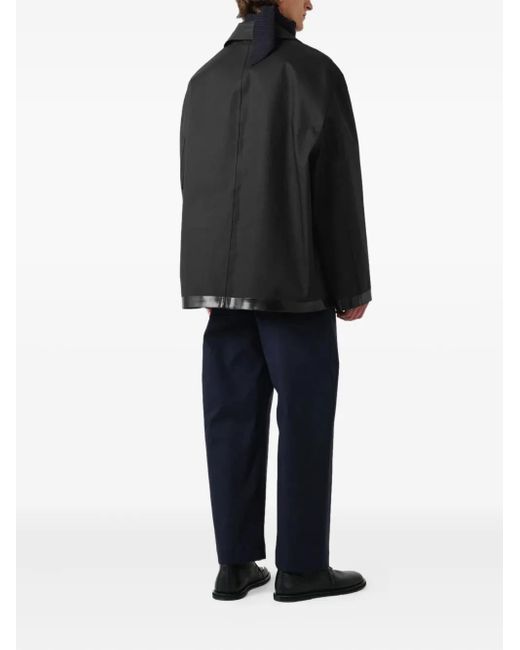 Studio Nicholson Black X Teviot Buttoned Coat