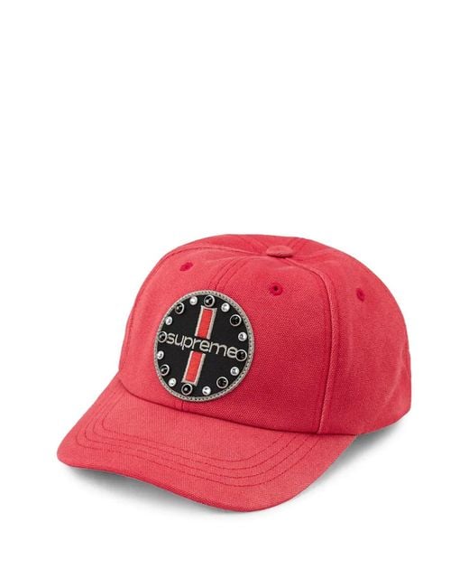 Supreme Red Garage 6-Panel Cap for men