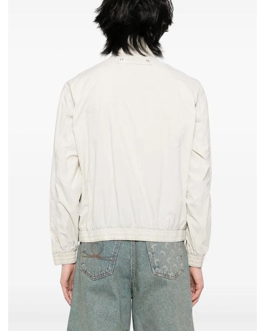 Izzue White Zipped Jacket for men