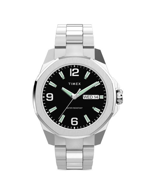 Timex Gray Essex Ave 46Mm Watch for men