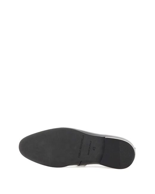 Carlo Pignatelli Gray Rugan Loafers for men