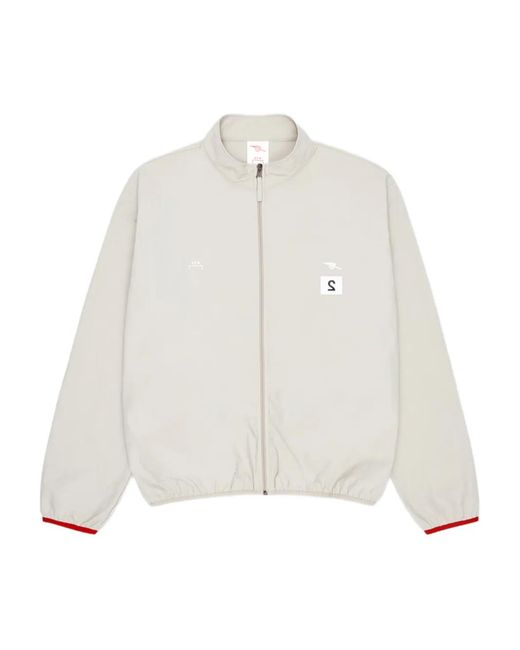 A_COLD_WALL* White Logo-Detail Zip-Fastening Jacket for men