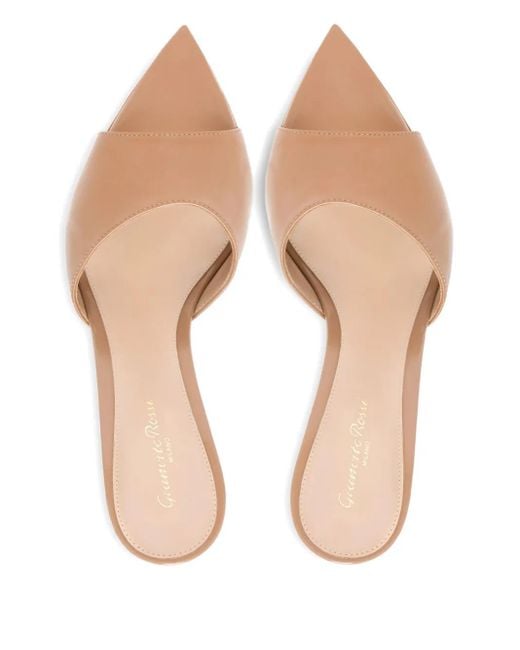 Gianvito Rossi Dasha 100mm プラットフォーム サンダル Natural