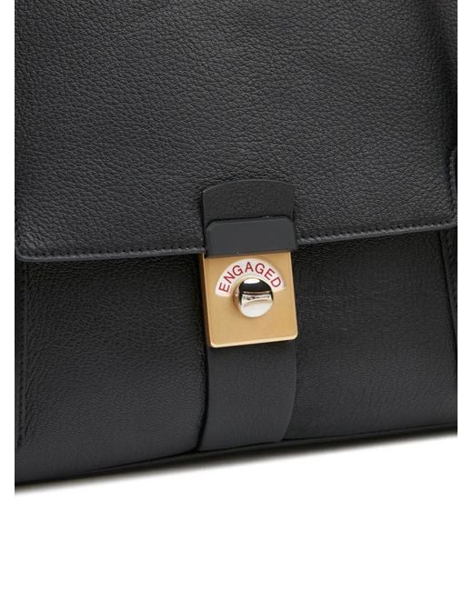 Maison Margiela Black New Lock Horizontal Tote Bag