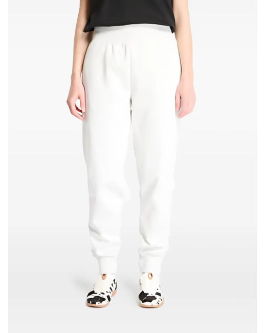 Calvin Klein White Elasticated-Waist Track Pants