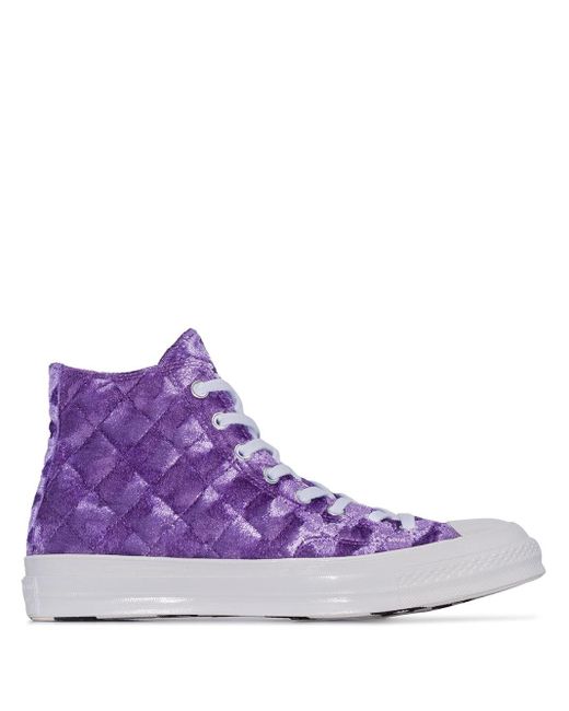 Converse X Golf Le Fleur* Purple Chuck Taylor 70 Velvet Sneakers for Men -  Save 66% | Lyst