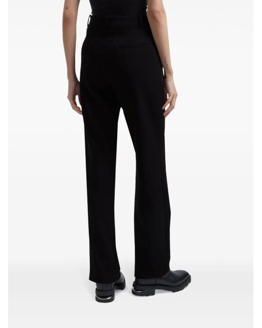 Proenza Schouler Broek Met Wijde Pijpen in het Black