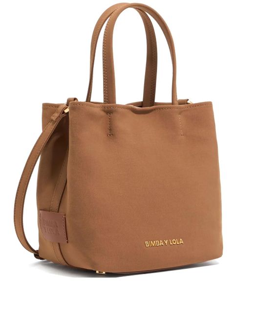 Bimba Y Lola Brown Small Chihuahua Tote Bag