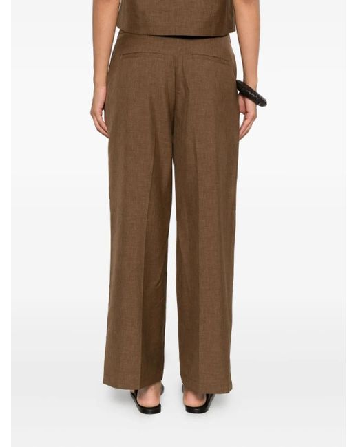 Theory Brown Deep Plt Pant.City T