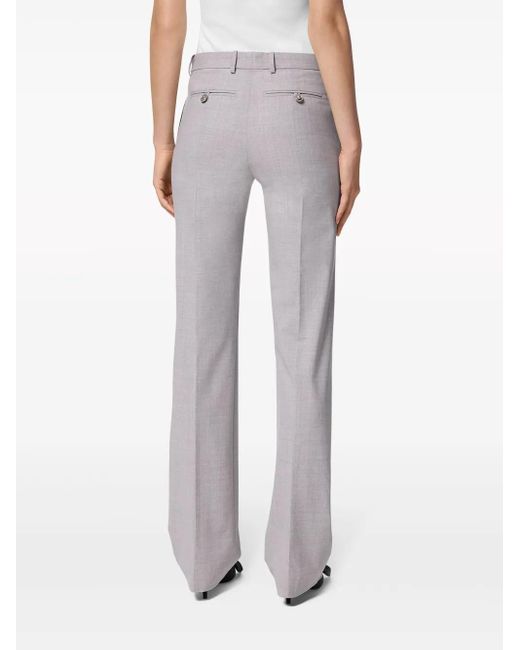 Versace Straight Pantalon in het White