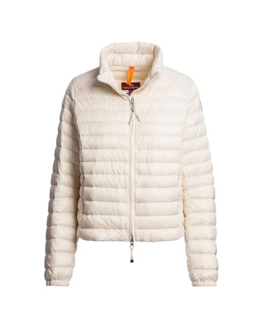 Parajumpers White Zipped Padded Jacket