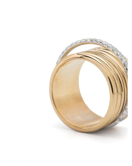 Yvonne Léon Natural 9Kt And Bague Semainier Diamond Ring