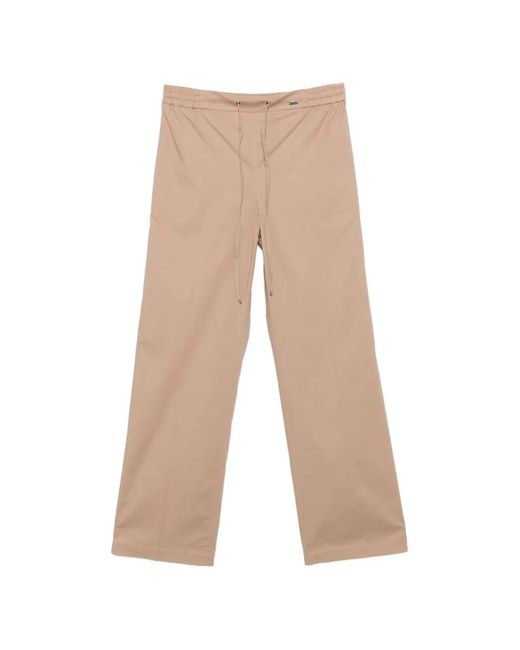 Fay White Drawstring Trousers