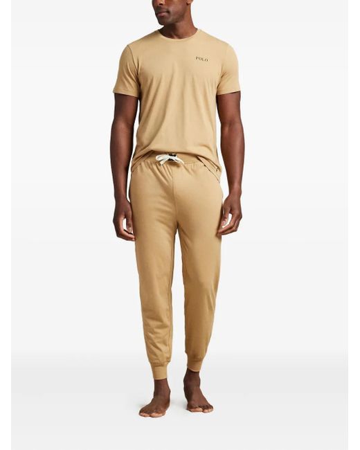 Polo Ralph Lauren Natural Drawstring-Cuffed Joggers for men