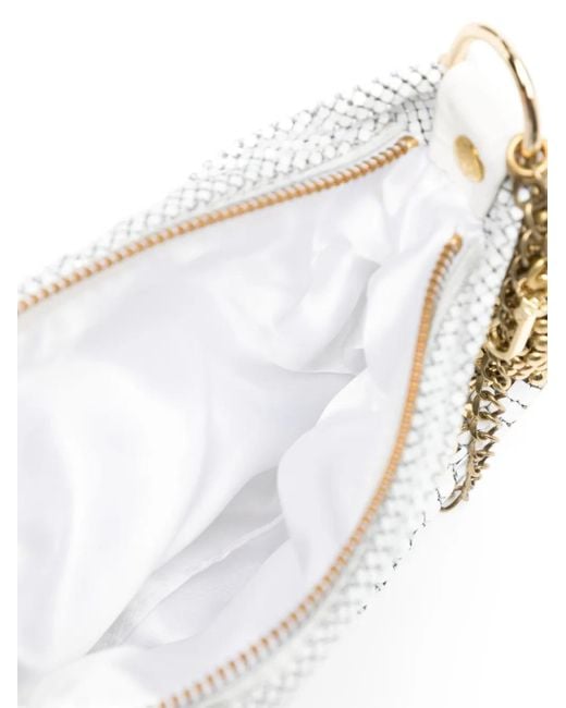 Madison Maison White Raquel Mesh Crossbody Bag