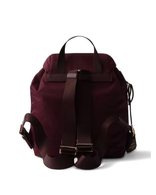 Mochila Re-Edition 1978 con cordones Prada de color Red
