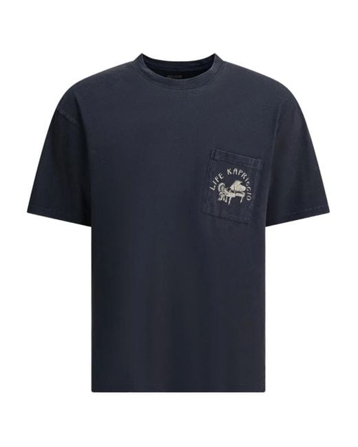 メンズ Kapital Graphic-print T-shirt Blue
