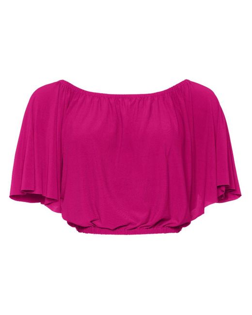 Eres Pink Solal Cropped-Top