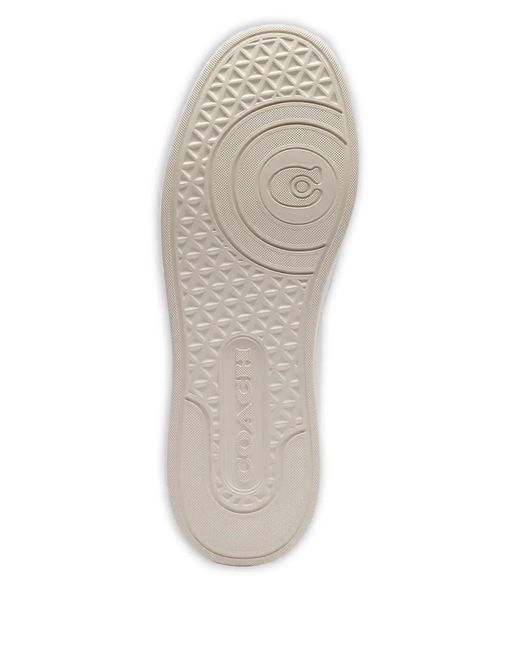 COACH White High Line Sneakers