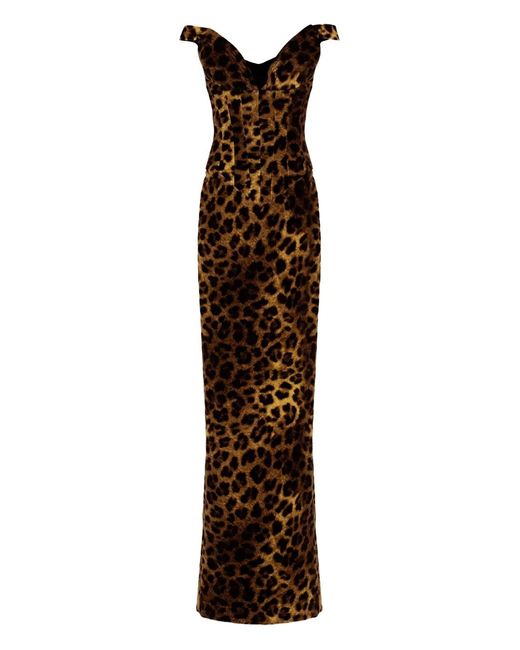 The New Arrivals Ilkyaz Ozel Brown Shakti Dress