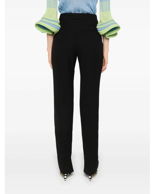 Ganni Black Tapered Trousers