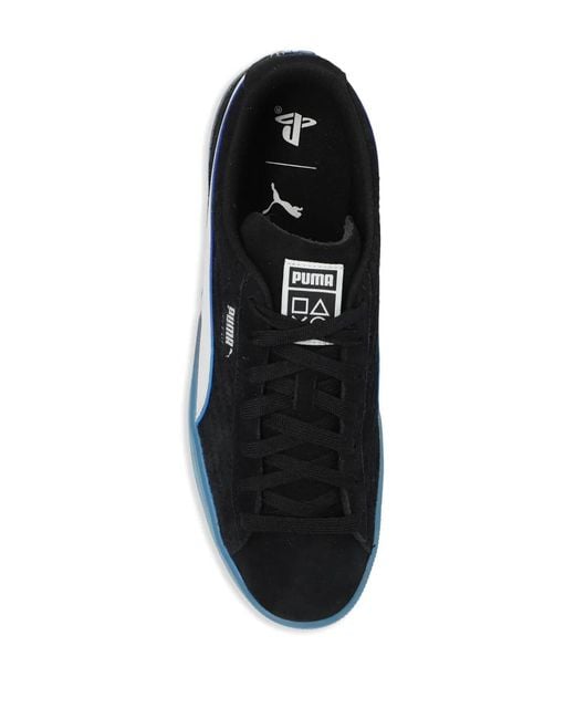 PUMA Blue Playstation Suede Sneakers for men