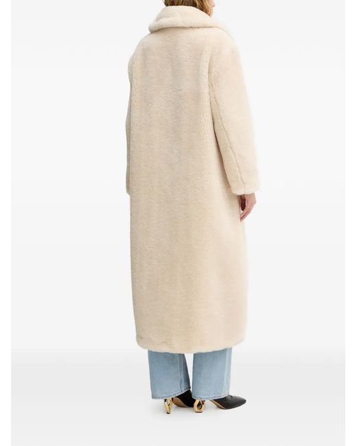 Guess Natural Eugenie Collared Button Coat