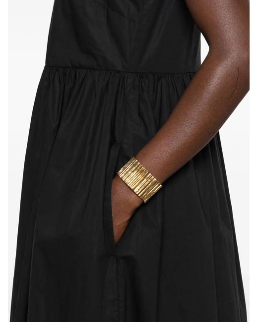 Matteau Black Sleeveless Maxi Dress