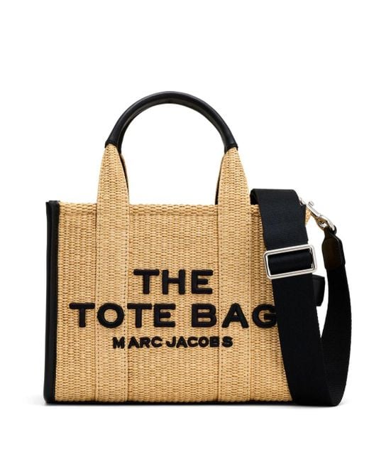 Marc Jacobs Black The Small Woven Tote Bag