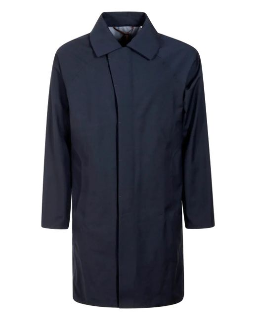 ONTHEBUND Blue Long-Sleeves Trench Coat for men
