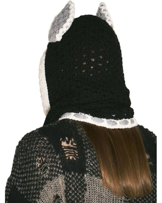 Marni Black Donkey Puppet Balaclava