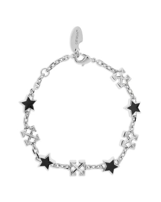 Off-White c/o Virgil Abloh White Arrows Star-Motif Bracelet for men