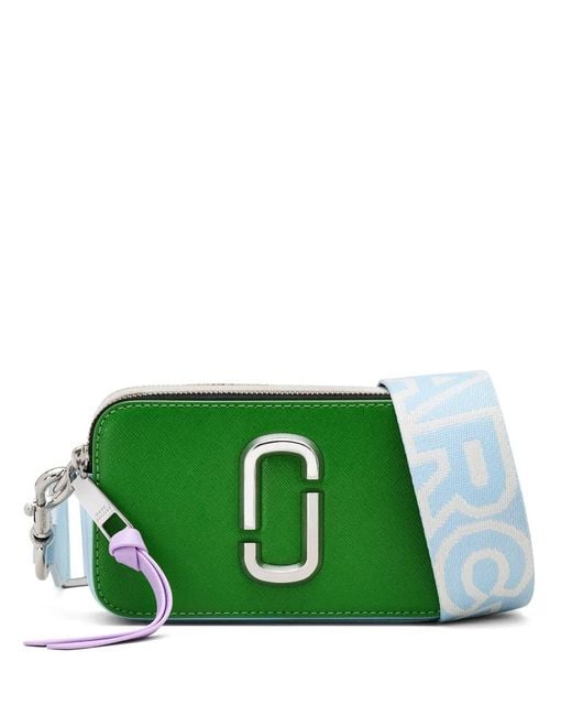 Marc Jacobs Green The Snapshot Crossbody Bag