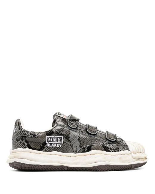 Maison Mihara Yasuhiro White Blakey Low-Top Trainers for men