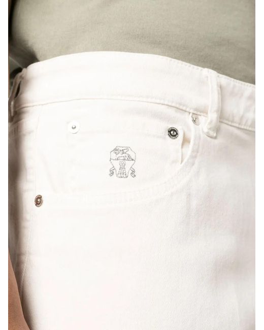 メンズ Brunello Cucinelli デニムパンツ White