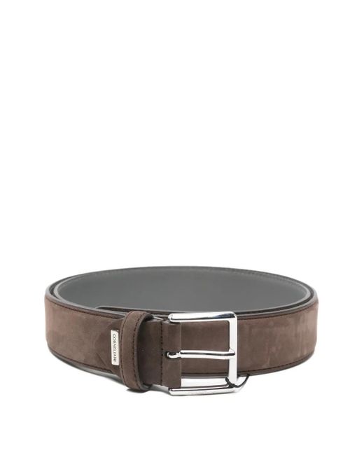 Ceinture À Détails De Coutures Corneliani pour homme en coloris Gray
