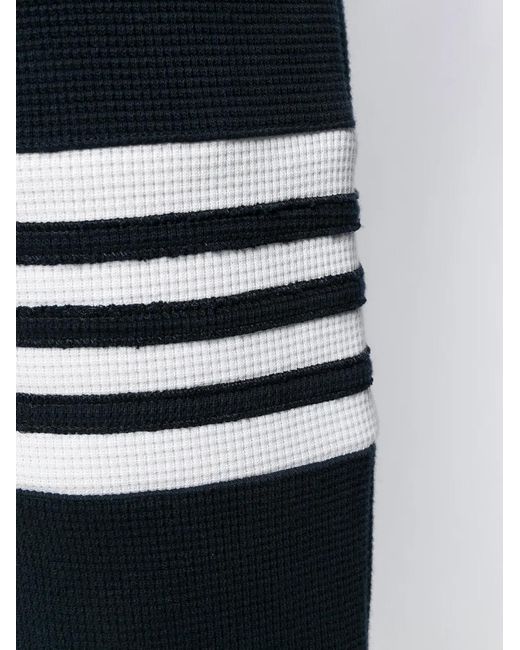Thom Browne Blue 4-Bar Track Shorts for men