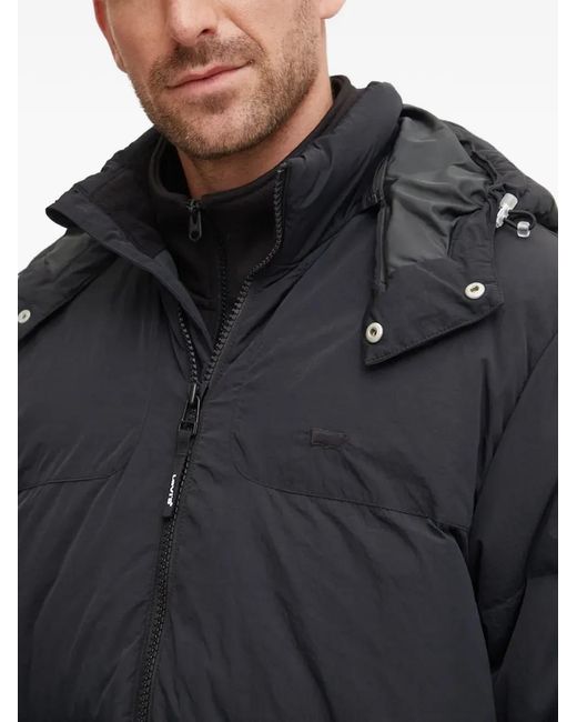 Levi's Black Rockridge Hooded Zip Jacket for men