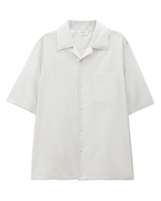 Filippa K White Resort Cuban-collar Shirt for men