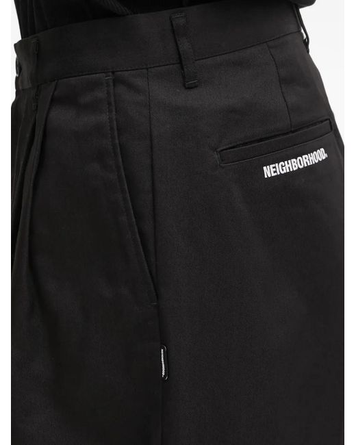 Neighborhood Black Pleated Trousers for men